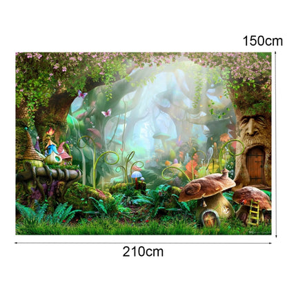 150 x 210cm Fantasy Forest Photography Background Cloth Cartoon Kids Party Decoration Backdrop(4197) -  by buy2fix | Online Shopping UK | buy2fix