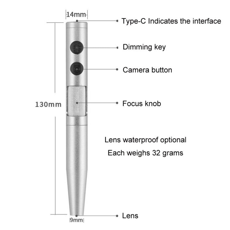 5 Million Digital Electron Microscope Magnifying Dermatoscope, Specification: B008+Z04 Universal Bracket - Digital Microscope by buy2fix | Online Shopping UK | buy2fix