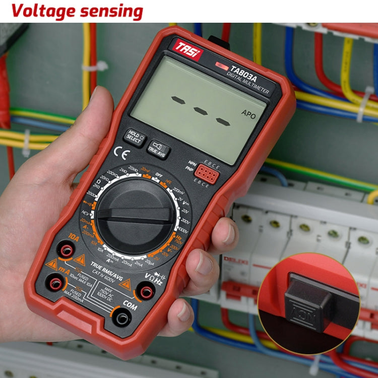 TASI TA803A Digital High Precision Multimeter Digital Display Household Multifunction Electrician Multimeter - Digital Multimeter by TASI | Online Shopping UK | buy2fix