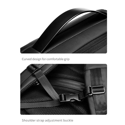 Business Large Capacity Travel Bag Multifunctional Waterproof Laptop Backpack with USB Port(Black) - Backpack by buy2fix | Online Shopping UK | buy2fix