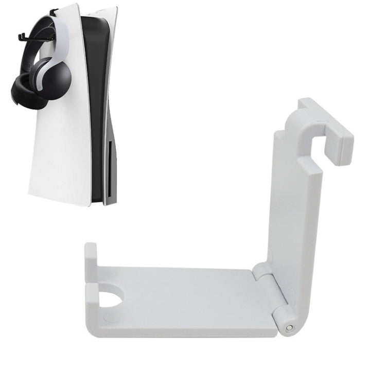 iplay HBP-266 For Sony PS5 Game Console Headphone Storage Side Rack Gamepad Hanger(White) - Holder by iplay | Online Shopping UK | buy2fix