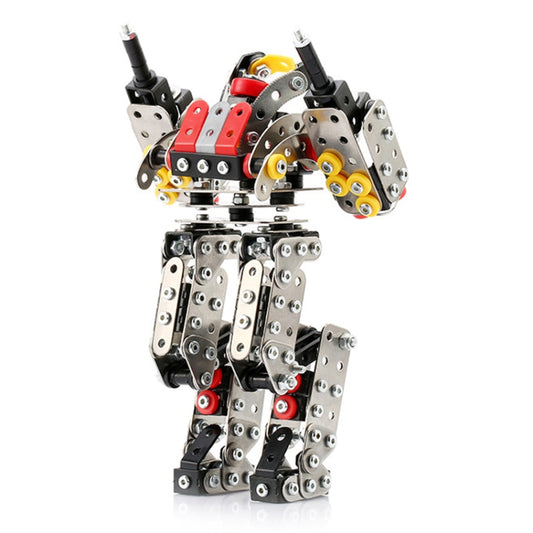 Walking Human High Difficulty Assembly Building Block Toys Handmade Assembly Robot Metal Model - Building Blocks by buy2fix | Online Shopping UK | buy2fix