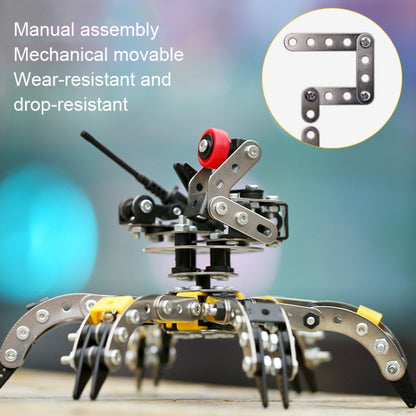 Spider High Difficulty Assembly Building Block Toys Handmade Assembly Robot Metal Model - Building Blocks by buy2fix | Online Shopping UK | buy2fix