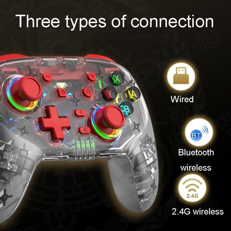 For PS3 / PS4 Dual Vibration Wireless Gamepad With RGB Lights(Green) - Gamepads by buy2fix | Online Shopping UK | buy2fix