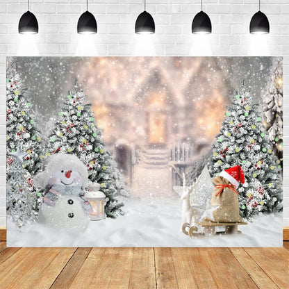 2.1 X 1.5m Holiday Party Photography Backdrop Christmas Decoration Hanging Cloth, Style: SD-716 - Other by buy2fix | Online Shopping UK | buy2fix