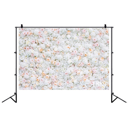 2.1 X 1.5m Festive Photography Backdrop 3D Wedding Flower Wall Hanging Cloth, Style: C-1889 - Valentines Day by buy2fix | Online Shopping UK | buy2fix