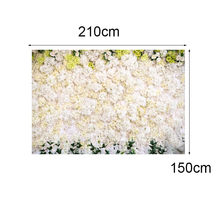 2.1 X 1.5m Festive Photography Backdrop 3D Wedding Flower Wall Hanging Cloth, Style: C-1889 - Valentines Day by buy2fix | Online Shopping UK | buy2fix