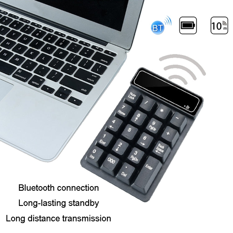 K6 19 Key Mini Wireless Bluetooth Digital Keyboard Suspended Mechanical Universal Keypad 4.0(Black) - Mini Keyboard by buy2fix | Online Shopping UK | buy2fix