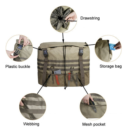 Outdoor Camping Off-road Vehicle Spare Tire Tool Miscellaneous Storage Bag, Color: Khaki - Stowing Tidying by buy2fix | Online Shopping UK | buy2fix