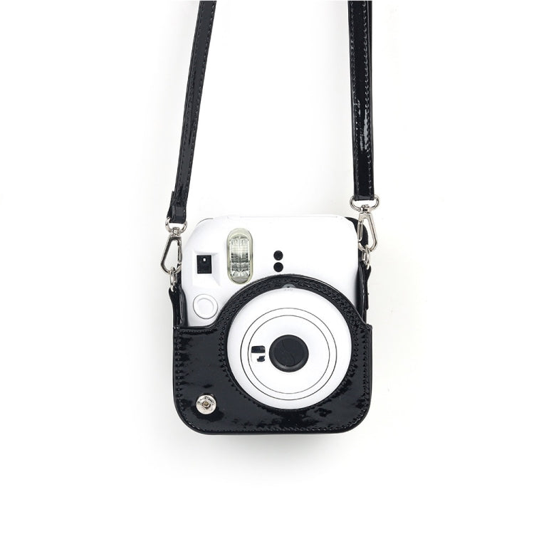 For Polaroid/FUJIFILM Instax Mini12 Mirror Camera Protective Bag(Black) - Leather Bag by buy2fix | Online Shopping UK | buy2fix