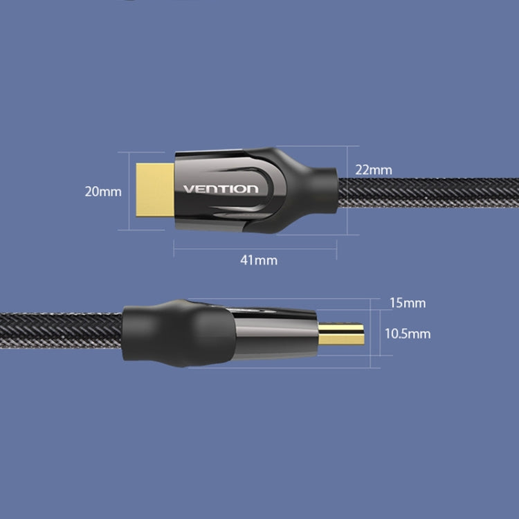 1.5m VenTion HDMI Round Cable Computer Monitor Signal Transmission Cable - Cable by VenTion | Online Shopping UK | buy2fix