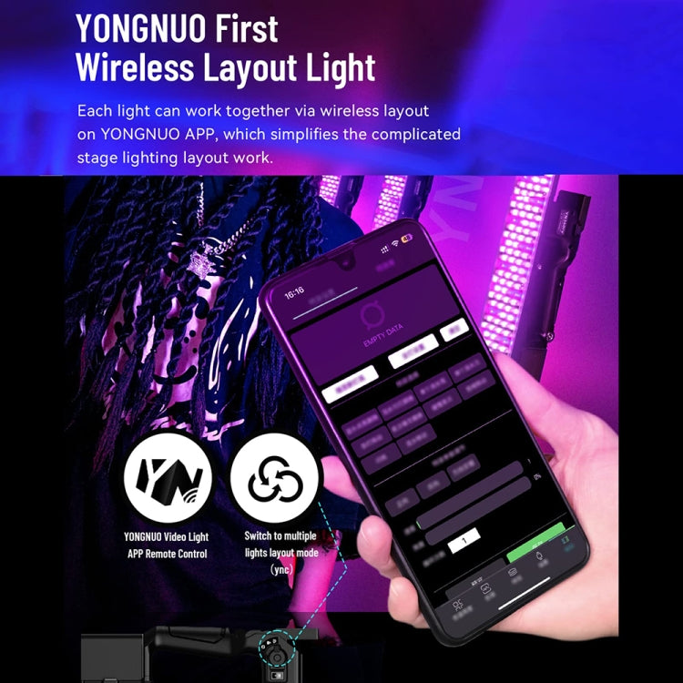 YONGNUO YN360IV 480 LEDs RGB APP Controlled Photography Fill Light, Spec: Standard+NP-F970 -  by YONGNUO | Online Shopping UK | buy2fix