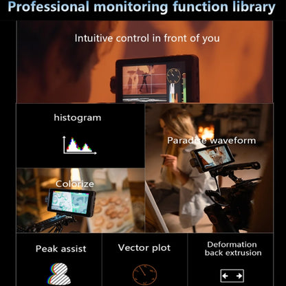 VILTROX DC550 Button Model 5.5 Inch Camera Studio Monitors 4K HDMI 3D LUT Director Monitor - On-camera Monitors by VILTROX | Online Shopping UK | buy2fix