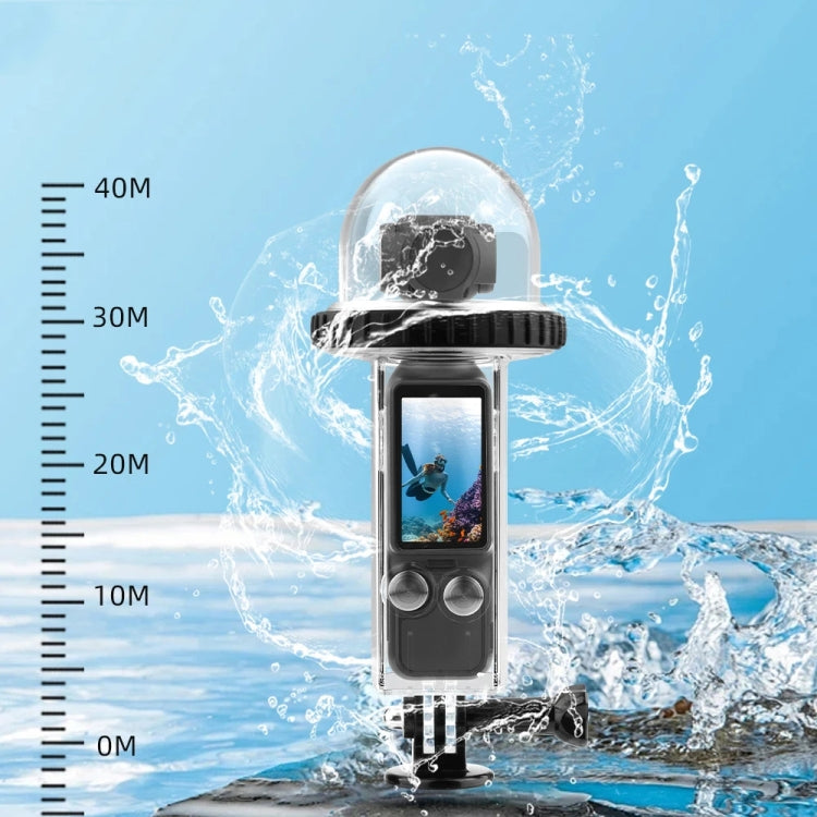 For DJI Osmo Pocket 3 BRDRC 40m Depth Waterproof Case Diving Housing Cover(Transparent Handle) - Case & Bags by BRDRC | Online Shopping UK | buy2fix