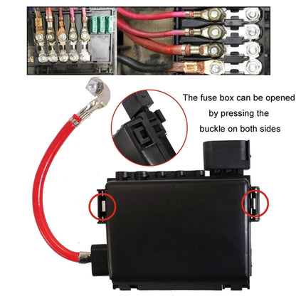 For Volkswagen BORA/Golf 4 Battery Fuse Box(1J0937550+Plug) - Fuse by buy2fix | Online Shopping UK | buy2fix