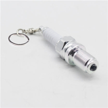 2 PCS Casual LED Key Chain Spark Plug Key Chain Keychain Car Parts Keyring Car Styling Accessories Decoration - Key Rings by buy2fix | Online Shopping UK | buy2fix