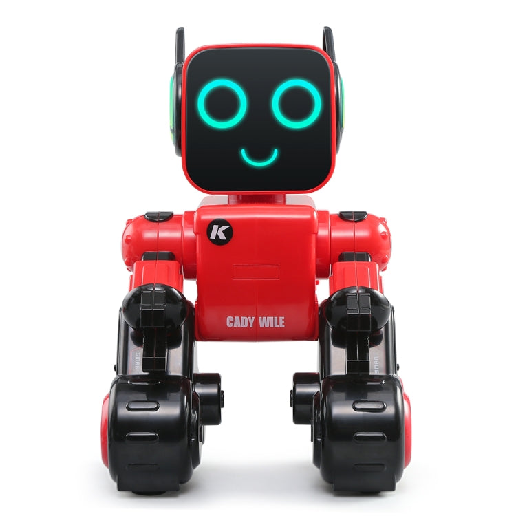 JJR/C R4 Cady Wile 2.4GHz Intelligent Remote Control Robo-advisor Money Management Robots Toy with Colorful LED Light, Remote Control Distance: 15m, Age Range: 8 Years Old Above (Red) - RC Robots by JJR/C | Online Shopping UK | buy2fix