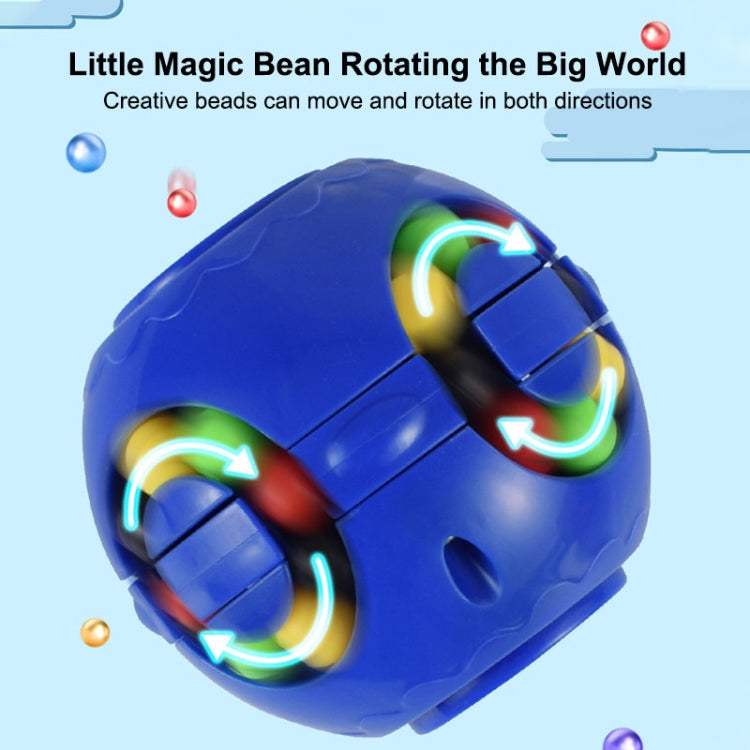 3 PCS Round Finger Magic Bean Cube Toy Children Intelligence Fingertip Spinning Top, Random Color Delivery - Magic Cubes by buy2fix | Online Shopping UK | buy2fix