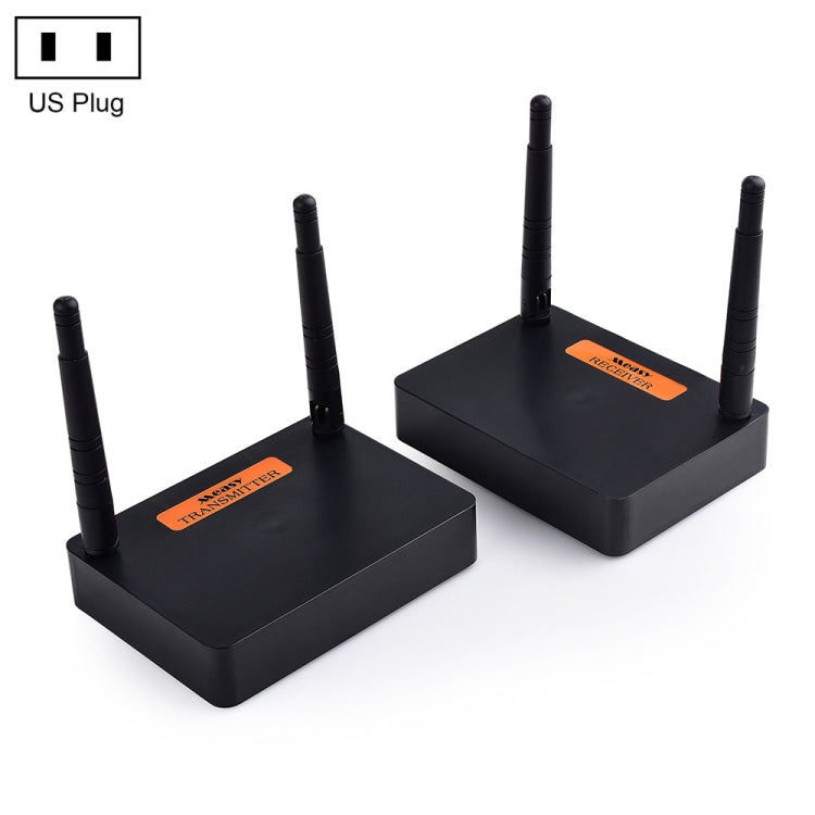 Measy FHD676 Full HD 1080P 3D 5-5.8GHz Wireless HDMI Transmitter (Transmitter + Receiver) Transmission Distance: 200m, Specifications:US Plug - Set Top Box & Accessories by Measy | Online Shopping UK | buy2fix