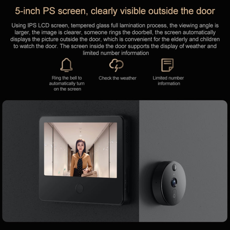 Original Xiaomi Smart Cat Eye 1S - Security by Xiaomi | Online Shopping UK | buy2fix