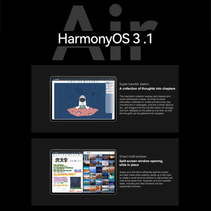 HUAWEI MatePad Air 11.5 inch WIFI DBY2-W00 8GB+128GB, HarmonyOS 3.1 Qualcomm Snapdragon 888 Octa Core, Support Dual WiFi / BT / GPS, Not Support Google Play(White) - Huawei by Huawei | Online Shopping UK | buy2fix