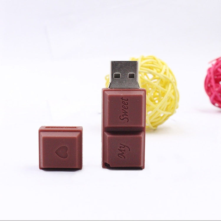 MicroDrive 128GB USB 2.0 Creative Chocolate USB Flash Drive - USB Flash Drives by MicroDrive | Online Shopping UK | buy2fix